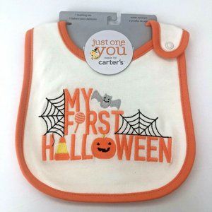 First Halloween Carters Baby Teething Bib Unisex